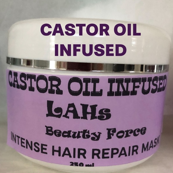 CASTOR OIL Infused Hair Mask- LAHs Beauty Force - Picture 1 of 10